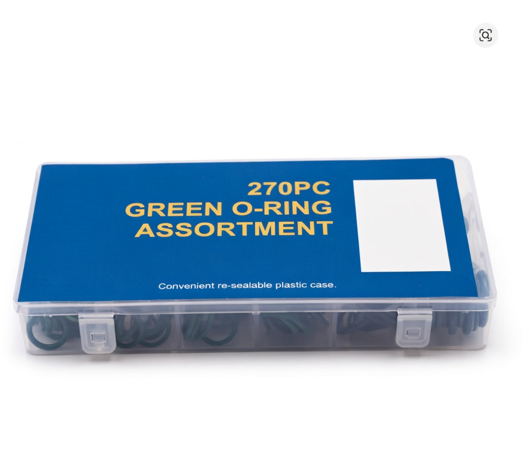 Zestaw 270 szt. uszczelek O-ring HNBR do klimatyzacji samochodowej – 18 rozmiarów