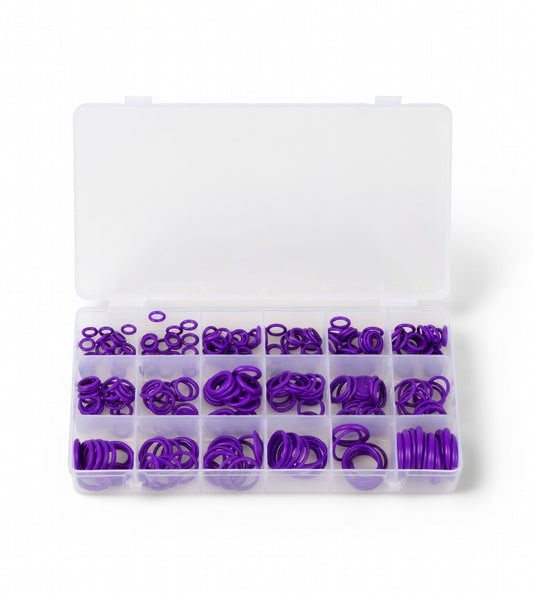 Zestaw 270 szt. uszczelek O-ring HNBR do klimatyzacji samochodowej – 18 rozmiarów